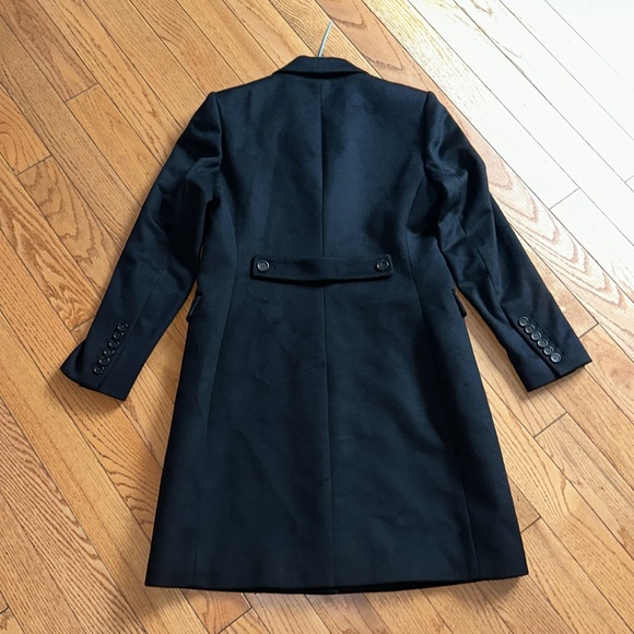 🔥🔥🔥Authentic Burberry Long Black Wool Cashmere Coat Jacket - Picture 4 of 10